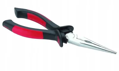 Zdjęcie produktu dla Cimco 10 0214, Szczypce półokrągłe, Odporny na wstrząsy, Poliuretan, Stal, Plastik, Czarny, Czerwony, 160 mm