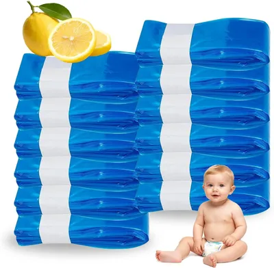 Obrázok produktu pre Náhradné kazety do koša na plienky, 12 kusov, 4,5 m fólia, odolný PE, pachotesné, levanduľová vôňa