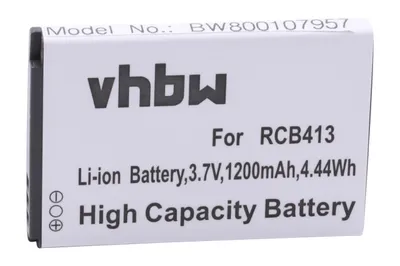 Immagine prodotto di vhbw batteria di ricambio per Doro RCB01P01, RCB413 per telefono cellulare smartphone (1200mAh, 3,7V, Li-Ion)