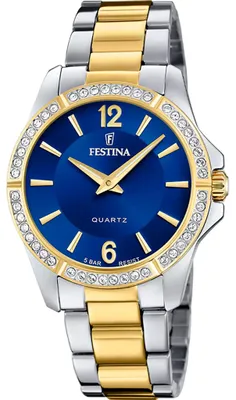 Produktbild von Festina Damen Uhr Fashion Edelstahl Armbanduhr silber gold UF20594/2