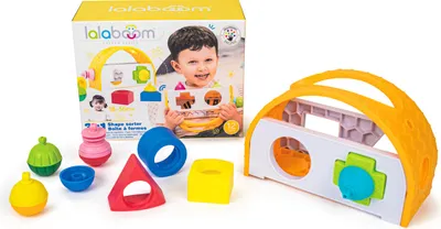 Obrázek produktu pro LALABOOM - Třídění tvarů a objevování korálků 9-t.