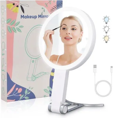 Immagine prodotto di Specchi da trucco elettrici con ingrandimento 20x e luce LED regolabile