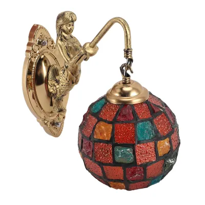 Zdjęcie produktu dla Kinkiet ścienny, lampa ścienna, kinkiet ścienny, szklany kinkiet ścienny, turecka lampa ścienna, mozaikowy kinkiet ścienny