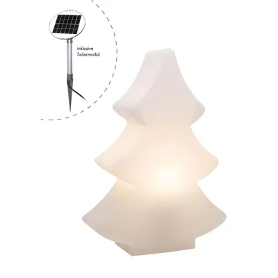 Produktbild von 8 seasons - Motivleuchte Shining Tree 40 cm weiß Solar