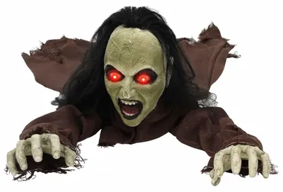 Produktbild von vidaXL Halloween krabbelnder Zombie SPOOKA Braun 51 x 130 x 24 cm