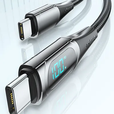 Produktbild von INF Schwarzes 4-in-1-USB-Ladekabel für mehrere Geräte