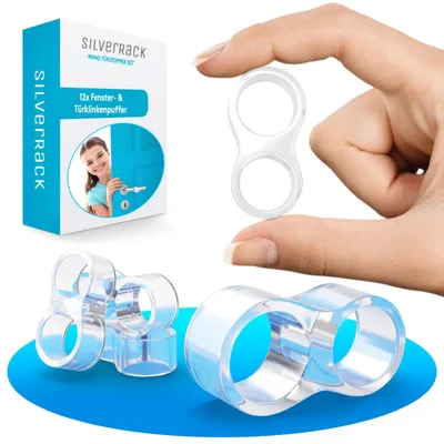 Obrázok produktu pre Samolepiaci zarážka dverí na stenu, tlmič dverí, ochrana steny