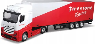 Zdjęcie produktu dla Mercedes Actros GigaSpace FIRESTONE 1:43 BBURAGO