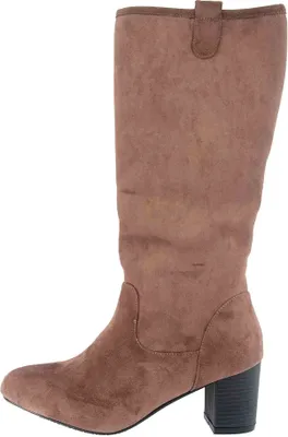 Produktbild von Andres Machado Stiefel in Übergrößen Taupe AM4179 Ante Taupe große Damenschuhe