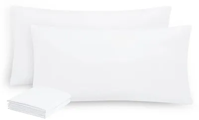Image de Housses de couette Unyqoos® 40 x 80 cm – Lot de 2, microfibre, blanc, taies d'oreiller douces et respirantes