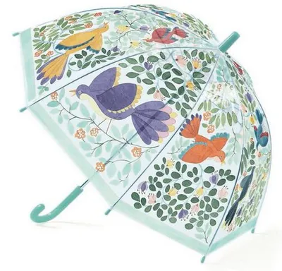 Produktbild von Djeco-Regenschirm Blumen & Vögel