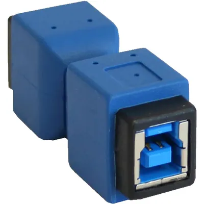 Image de InLine® 35300K Adaptateur USB 3.0, prise femelle B sur prise femelle B
