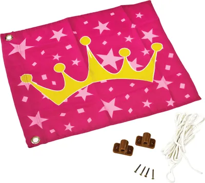 Produktbild von AXI Prinzessin Fahne mit Hissystem | Spielhaus / Spielturm Zubehör