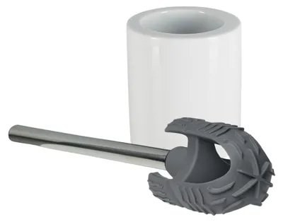 Produktbild von Spirella WC Bürstenhalter "UNO" für Silikon Ersatzbürste Ø 12 x 14 cm Weiß