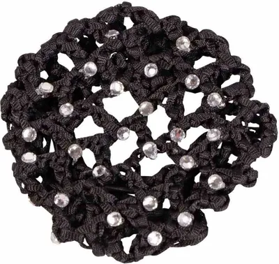 Immagine prodotto di Harry's Horse Hairnet Diamante nero con pietre d'argento