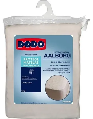 Image de Protège-matelas Aalborg - matelassé et imperméable - 140 x 190 cm