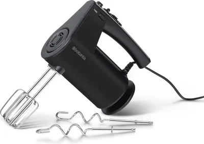 Zdjęcie produktu dla Brabantia BBEK1071MB, Mikser ręczny, Czarny, Ugniatać, Whisking, Przyciski, Dźwignia, 300 W, Prąd przemienny
