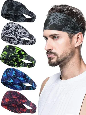 Produktbild von Famanu Sportkopfbund für Herren - Z Sweatband, Dehnbar und Atmungsaktiv