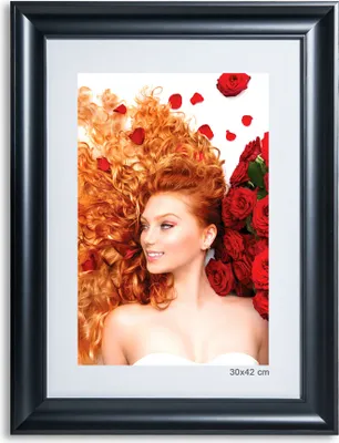 Produktbild von Bilderrahmen Lifestyle Foto Rahmen Collage quadratisch Wanddeko Poster 40D - Farbe: Schwarz | Format: 29,7x42