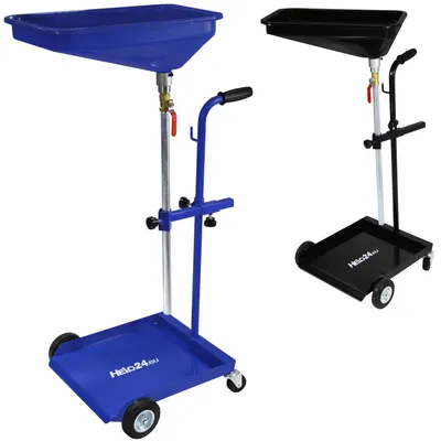 Produktbild von Ölauffangwagen Ölablassgerät Ölauffanggerät Standard Motoröl Auffangbehälter Blau