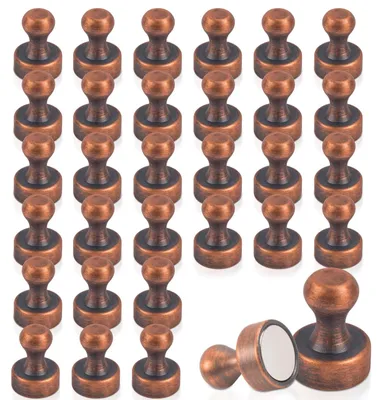 Zdjęcie produktu dla Omgoods - Mini magnesy neodymowe, 12 x 16 mm, zestaw 32 sztuk, bardzo mocne
