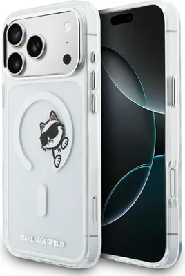 Zdjęcie produktu dla Etui Karl Lagerfeld Iml Peekaboo Magsafe Do Iphone 17 Pro Max Przezroczyste