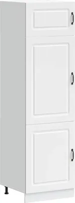Image de vidaXL Armoire de cuisine Kalmar Blanc Matériau dérivé du bois