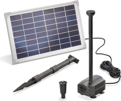 Image de esotec Pompe de bassin Jeu d'eau Fontaine solaire Kit 12/650 PRO Set 101912