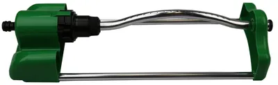 Produktbild von Jardinion Sprinkler Rasensprenger 41 x 14 x 8.5cm Beregnung Schwenkregner Bewässerungssystem Grün, Gartensprenger, Rasensprinkler, Sprinkleranlage, Gartenbewässerung, Flächenbewässerung