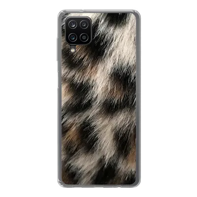 Produktbild von MuchoWow® Handyhülle Schutzhülle Hülle für Samsung Galaxy A12 Nahaufnahme Pantherdruck Silikon Softcase Handy Hülle - Bild