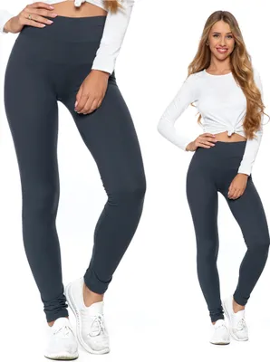 Produktbild von Blickdichte Leggings mit hoher Taille, klassisch, weich, bequem, MORAJ XXL