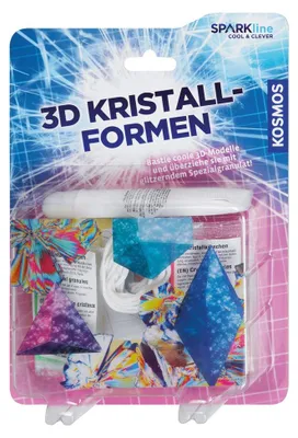 Image de Kosmos Sparkline Formes de cristal 3D