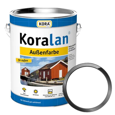 Produktbild von KORA Koralan Aussenfarbe - 10 Liter Weiss