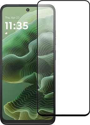 Produktbild von Motorola Moto G35 Displayschutz - Full-Cover 9H Panzerglas - Schwarz