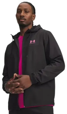 Produktbild von Under Armour Rival Woven Windjacke Schwarz S / Regular Mann Schwarz S