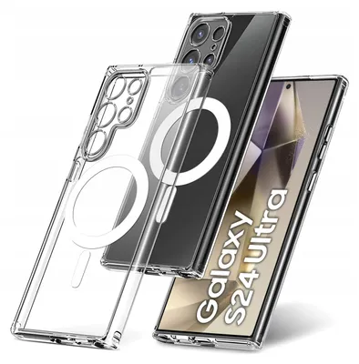 Produktbild von Case für Samsung Galaxy S24 Ultra VERSTÄRKT für MAGSAFE ANTI SHOCK + Glas