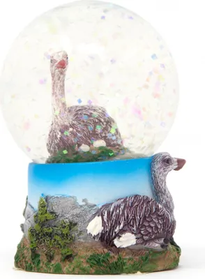 Produktbild von Schneekugel Poly Mini - Strauß hell