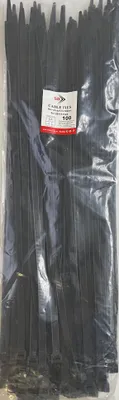 Produktbild von Schwerlast Kabelbinder 500 x 9,0 mm Schwarz (100 Stück) UV-beständig Industriequalität