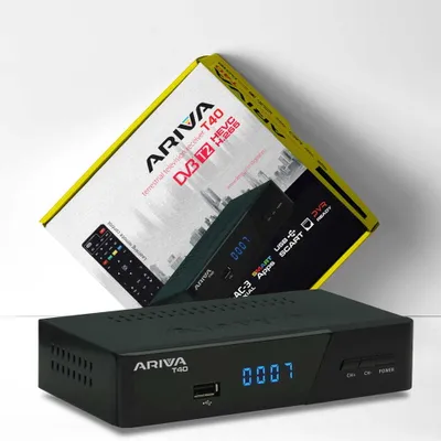 Obrázok produktu pre Ferguson Ariva T40 DVB-T2 H.265 HEVC Receiver mit PVR, Timeshift, HDMI, SCART, USB, Dolby E-AC-3, Full HD - digitálny DVB-T2 HD dekodér s obrazom