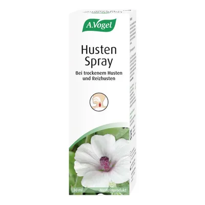 Obrázek produktu pro A.Vogel Hustenspray, Vnitřní použití, Sprej, 30 ml, 1 rok/roky, Zmírnění bolesti v krku