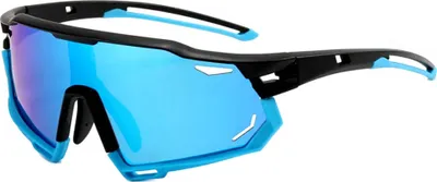 Zdjęcie produktu dla VeyRey Sportowe okulary przeciwsłoneczne z polaryzacją Muscle Jasnoniebieskie / Ciemnoniebieskie okulary