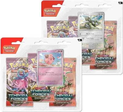 Produktbild von Pokémon Company International Pokémon TCG Scarlet & Violet 05 Blister Booster 3er-Pack *Englische Version*