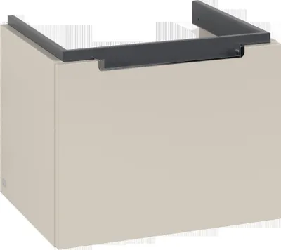 Image de Villeroy & Boch Subway 2.0 meuble sous lavabo, 1 tiroir, lavabo au centre, 537x420x423mm, A68610VN