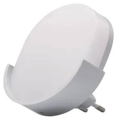 Zdjęcie produktu dla Alcapower Lampka nocna LED z czujnikiem zmierzchu 1W 5000K, automatyczne światło energooszczędne do wnętrz, stopień ochrony IP20