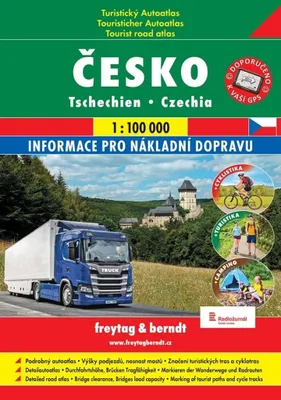 Produktbild von Cesko - turisticky autoatlas 1:100.000 spiral