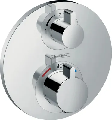 Produktbild von Hansgrohe Ecostat S Thermostat Unterputz Fertigset 2 Verbraucher Chrom