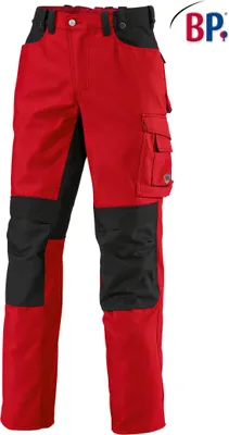 Produktbild von BP® Arbeitshose - rot/schwarz - 52s