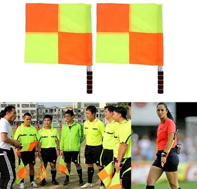 Zdjęcie produktu dla Torba sędziowska do piłki nożnej na zawody sportowe – akcesoria dla sędziów piłkarskich z flagami – trening piłki nożnej i hokeja oraz akcesoria