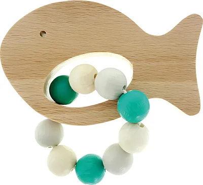 Image de Hochet à poisson Hess Turquoise