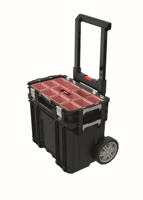 Zdjęcie produktu dla Keter Connect box na kółkach z organizerem